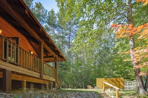 Exterior - Game Room + Lake Access: Wooded Retreat in Jay (Jay)