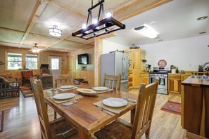 Dining - Game Room + Lake Access: Wooded Retreat in Jay (Jay)
