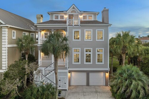 4BR Coastal Retreat w/ Balcony, Outdoor Shower & Beach Access in Isle of Palms Exclusive Ocean Point Community Ocean Point Haven by Avantstay
