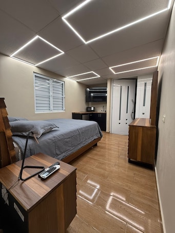 1 bedroom, iron/ironing board, free WiFi, bed sheets. Caleno Boricua apartment. Modern luxury apartment 5 minutes from the beach