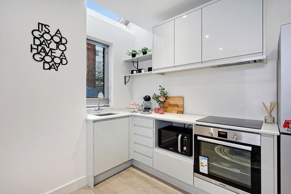 Microwave, oven, stovetop