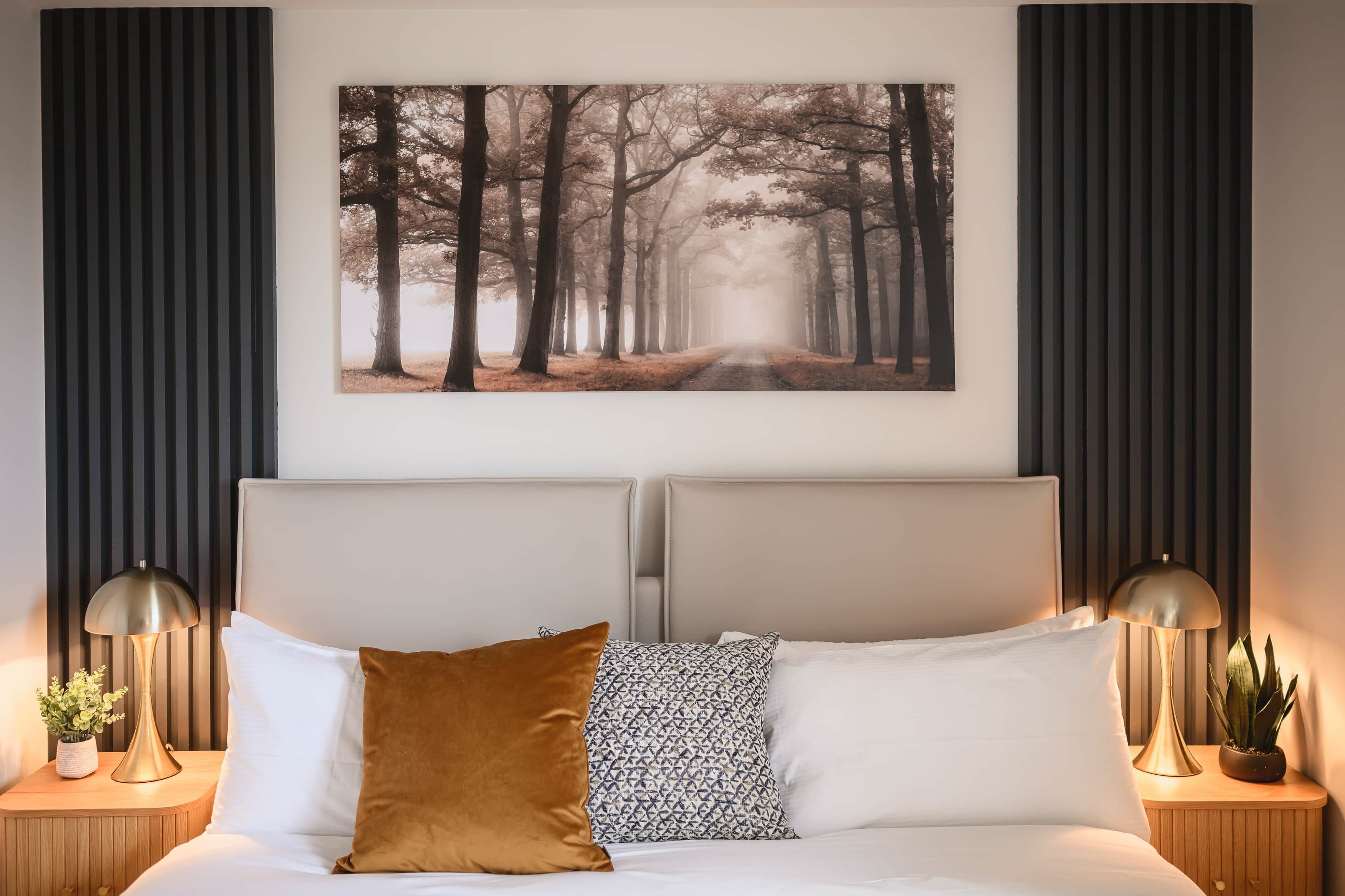 مكواة/لوح كي وواي فاي وملاءات أسرّة