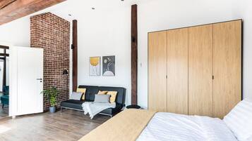 Apartment, Air conditioning, City View | Blackout drapes, iron/ironing board, free WiFi