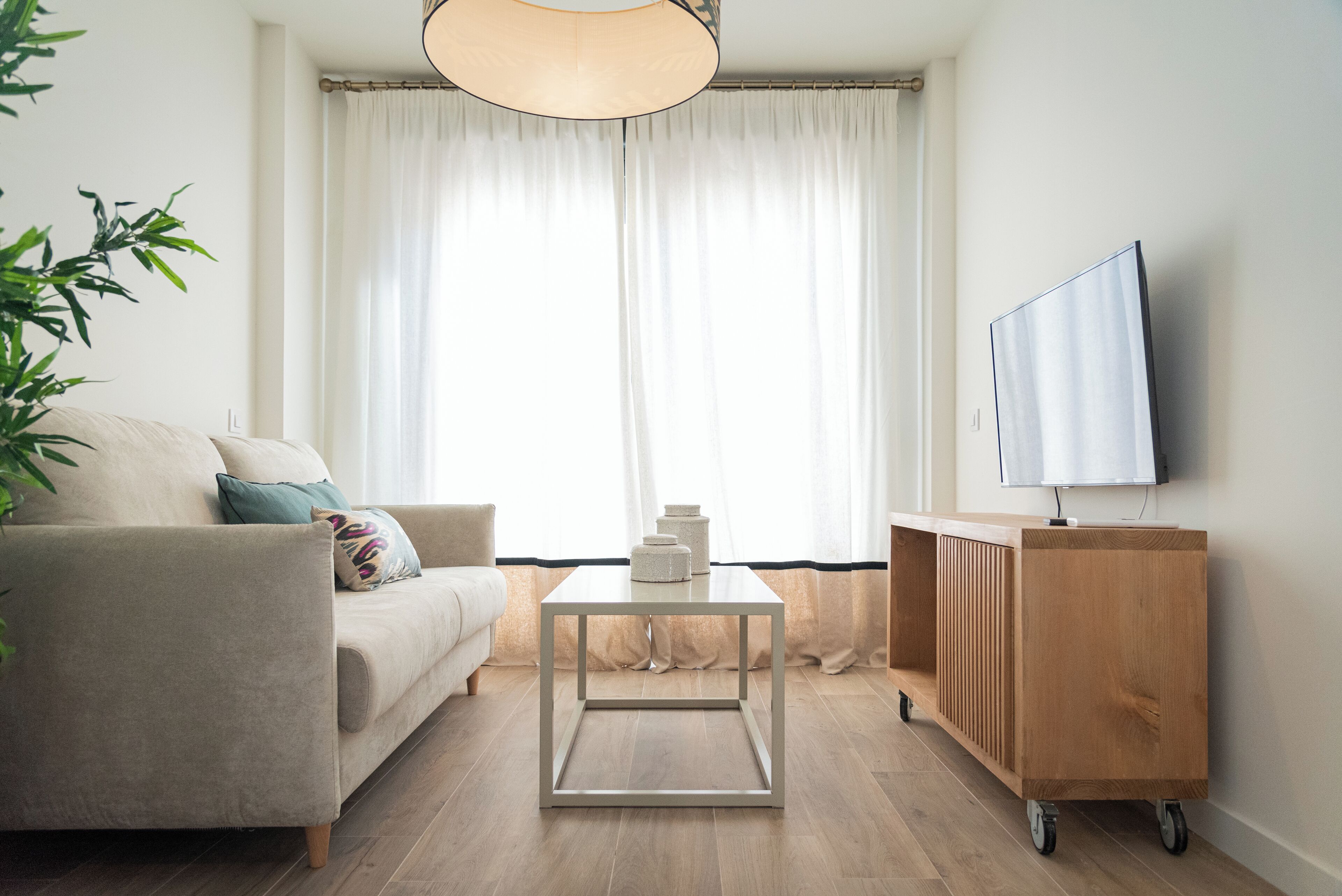 Apartamento con terraza y piscina privada | Coin séjour