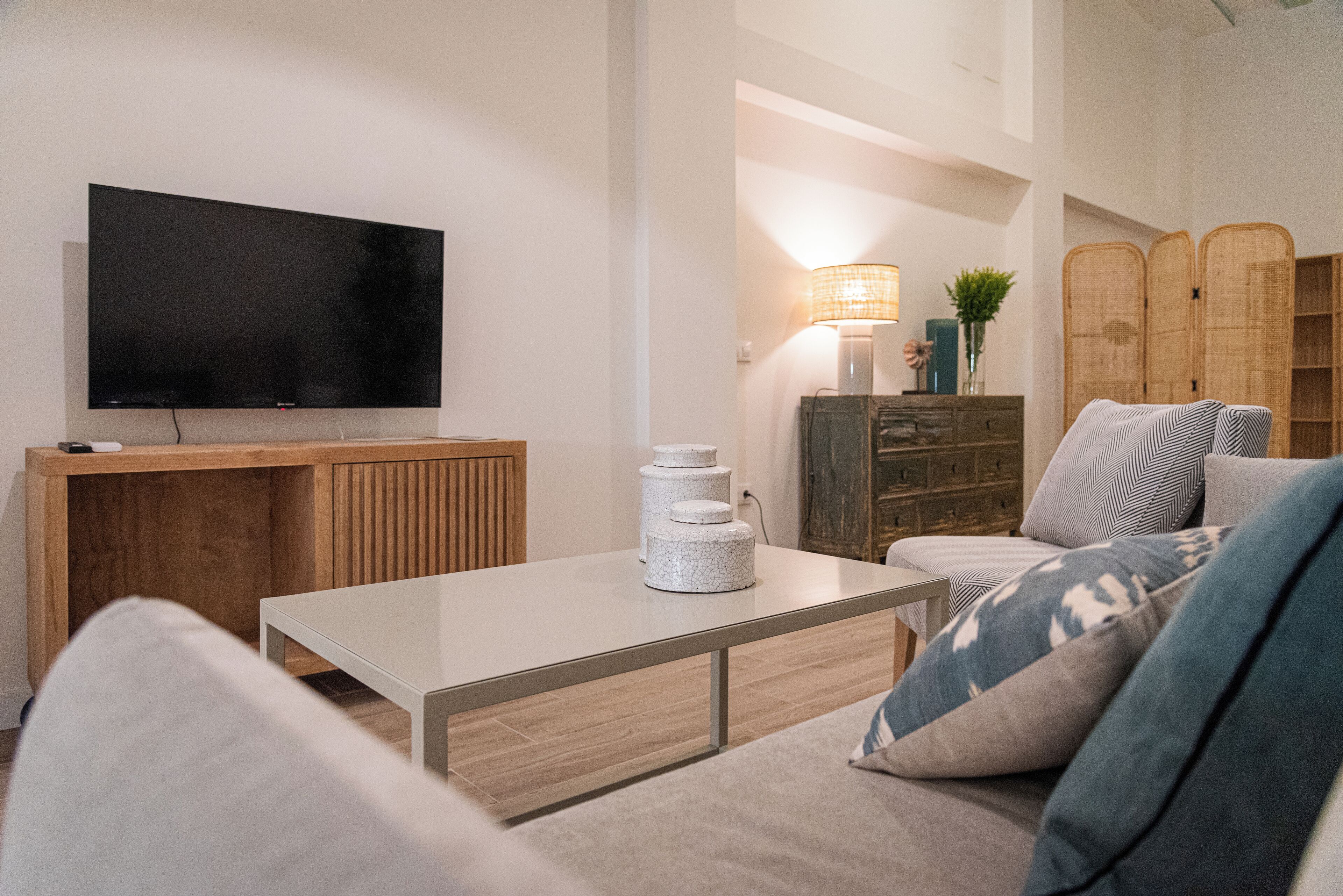 Apartamento Estudio - Sin piscina | Area keluarga | Smart TV