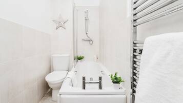 Towels, soap, toilet paper