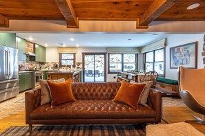 TV, fireplace, video games