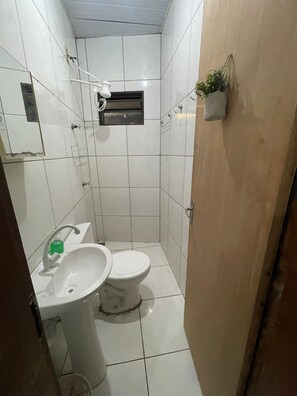 Towels, soap, toilet paper