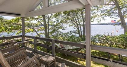 New! Peaceful waterfront retreat in East Boothbay overlooking Linekin Bay