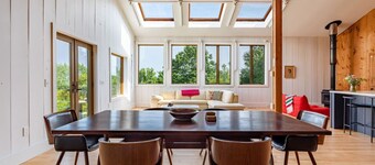 Old Chatham Retreat | Skylight Over the King Bed
