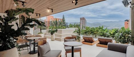 Terrasse sur le toit