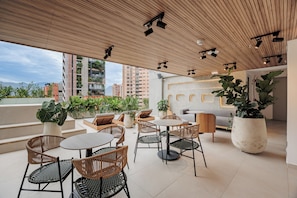 Terrasse sur le toit
