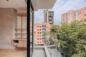 Studio, 1 kingsize bed, balkon | Balkon
