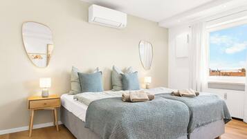 2 Schlafzimmer, Schreibtisch, Bügeleisen/Bügelbrett, kostenloses WLAN