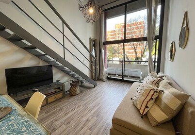 Bright duplex in La Boca for 3 people