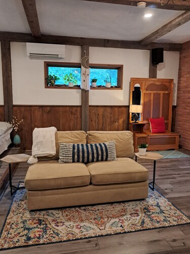 Forest Nature Retreat with Fire Pit and Trails near Thermea Spa