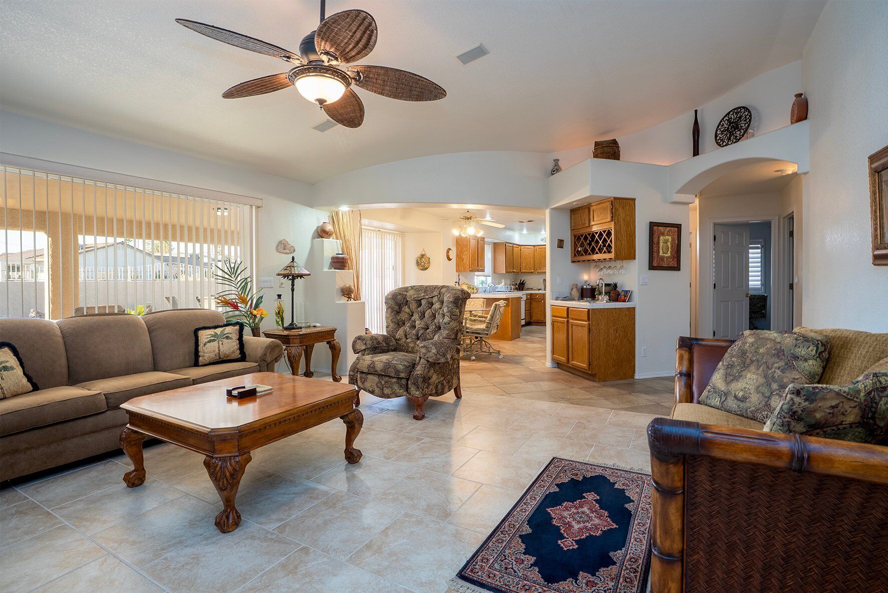 TV connectée, cheminée