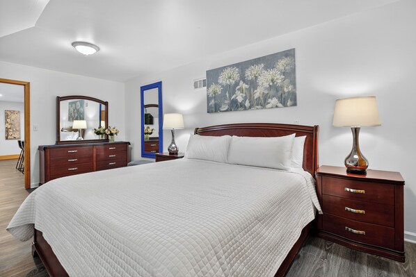 2 chambres, fer et planche à repasser, Wi-Fi, literie fournie