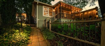 STEPS FROM MAIN STREET! 2 BR 1 Bath bungalow + 1 BR 1 Bath Studio-HotTub-Firepit