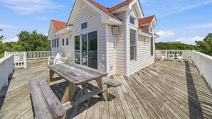 Outdoor dining - Reality Check | Private Pool and Hot Tub | Sailfish Beach Access (Corolla)