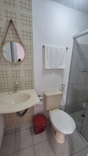 Towels, soap, toilet paper