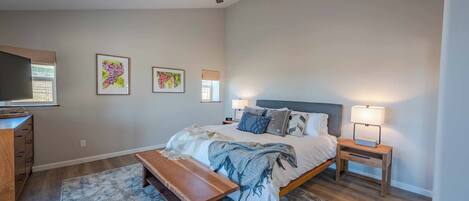 Ferienhaus, 1 King-Bett und Schlafsofa, Küche, Gartenblick (Mission Vineyard Barn)