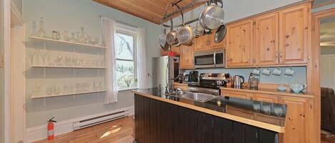 Microwave, oven, stovetop