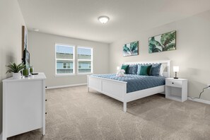 5 bedrooms, iron/ironing board, WiFi, bed sheets