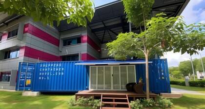 Shipping Container Hotel at One-North