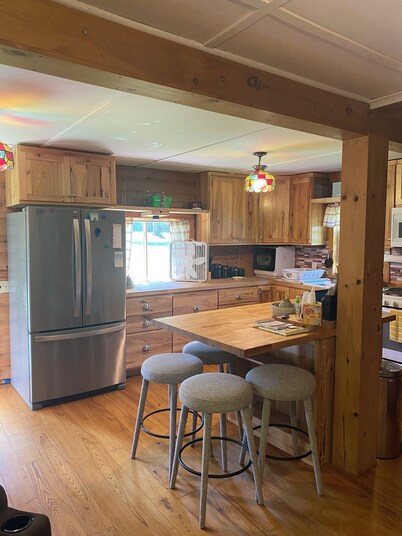 Come relax at the cabin on Indian lake. The outdoors awaits you and your pets.