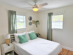 2 dormitorios, tabla de planchar con plancha, wifi gratis y ropa de cama