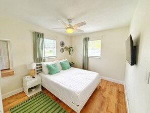 2 間睡房、熨斗/熨衫板、免費 Wi-Fi、床單