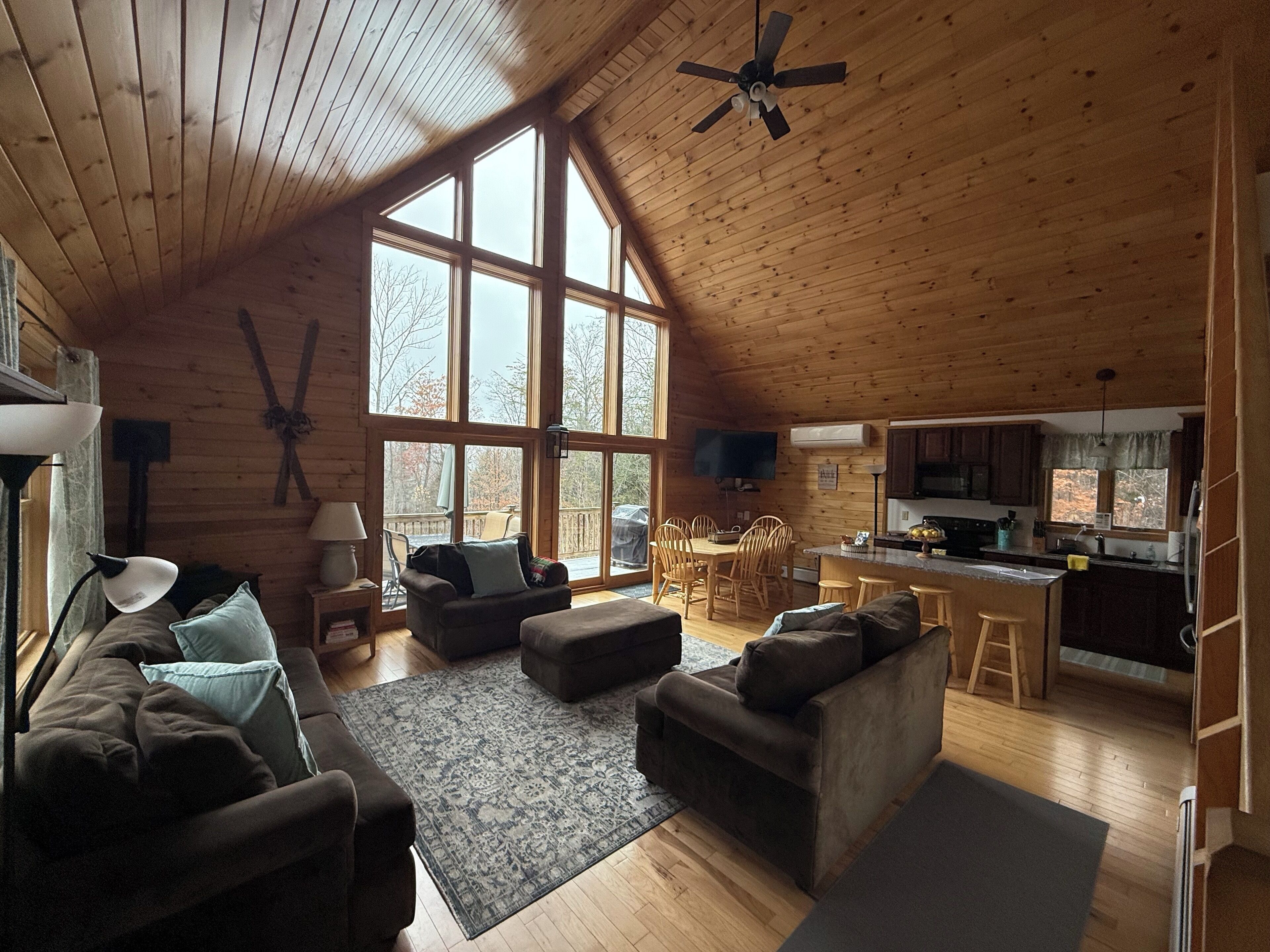 Smart TV, video games, DVD player, table football