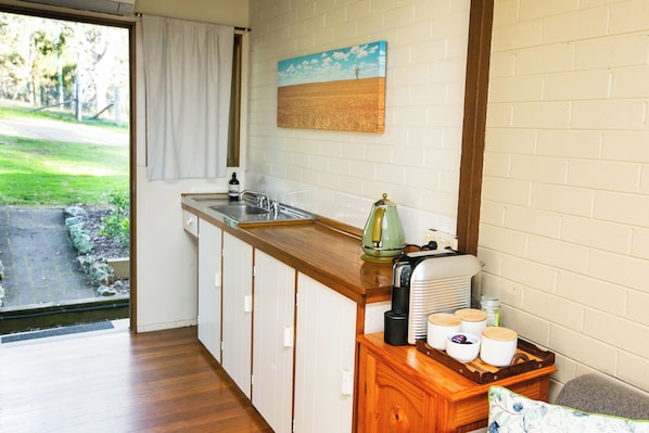 Standard Double Room, Patio, Mountain View | Private kitchen