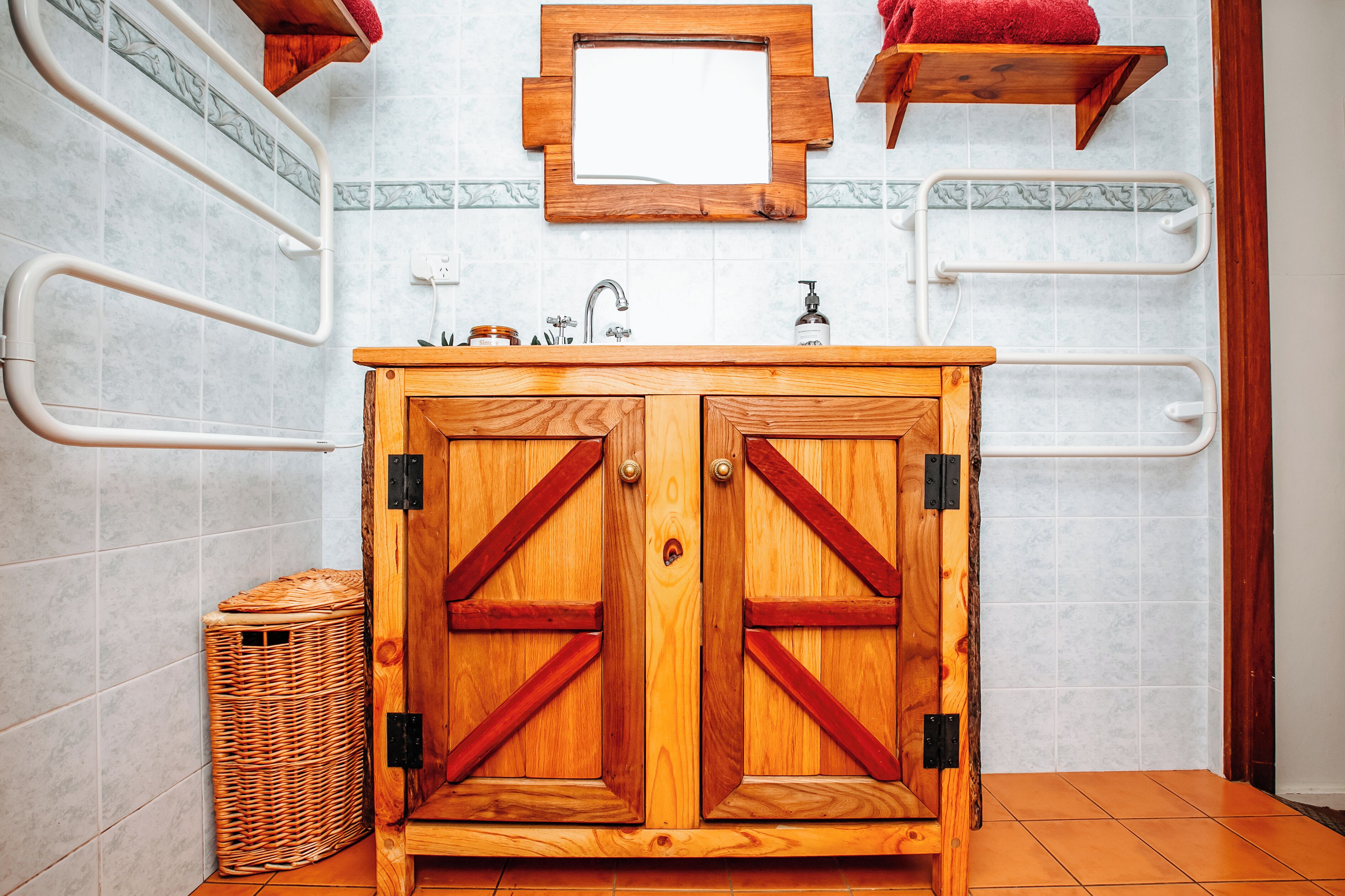 Family Apartment, Patio, Mountain View | Bathroom | Shower, towels, soap, toilet paper