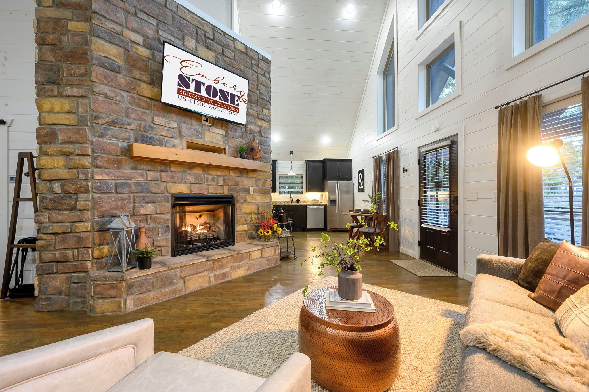 تلفزيون، مدفأة