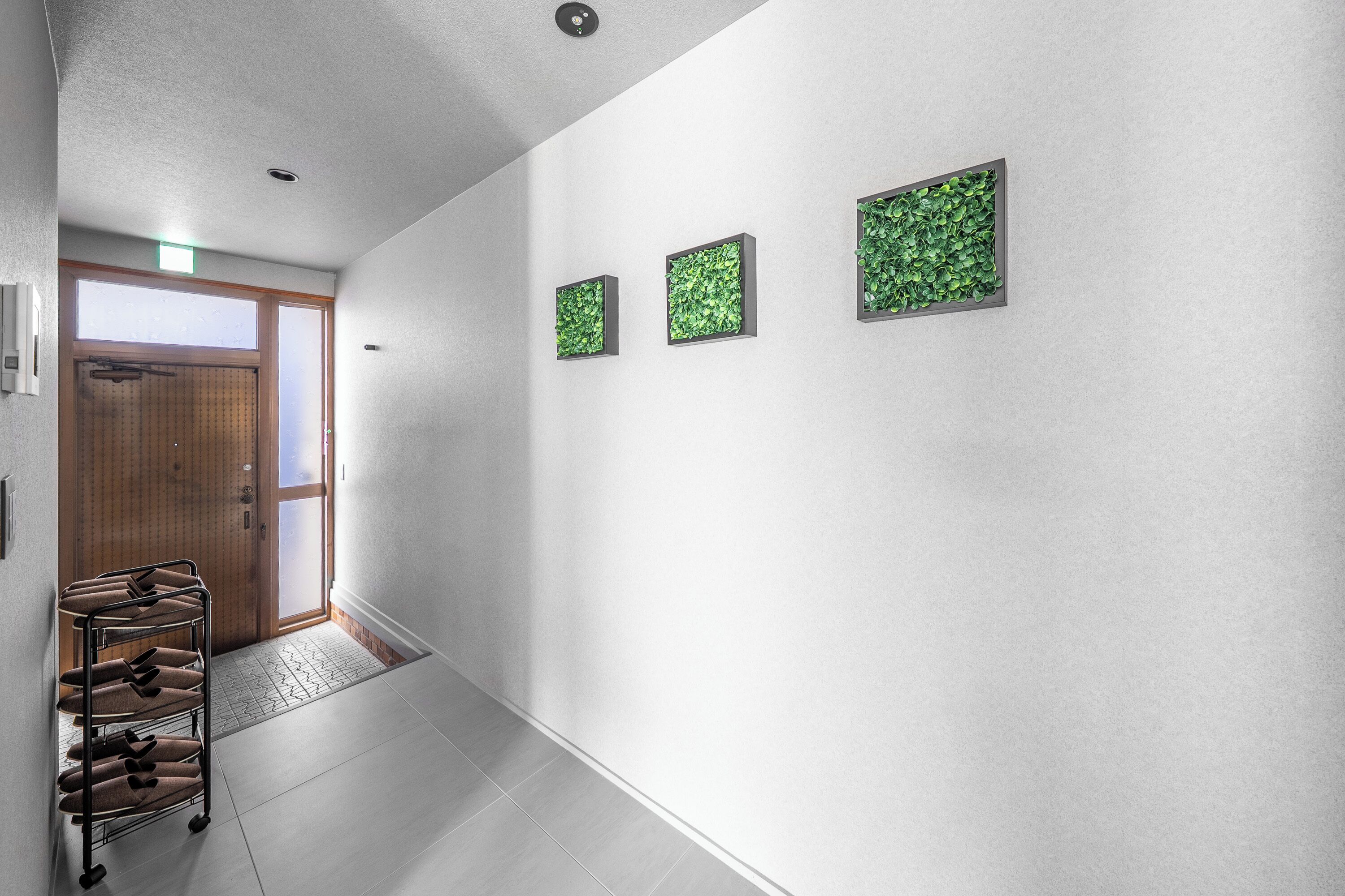 Interior entrance