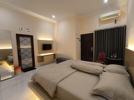Habitación Deluxe doble | Sábanas de algodón egipcio, ropa de cama de alta calidad, wifi gratis