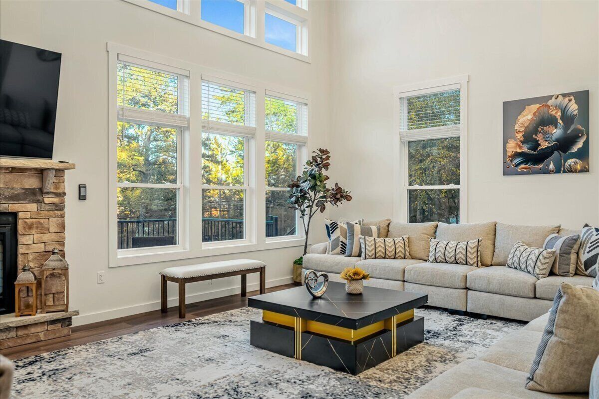 Smart TV, fireplace, video games, table football