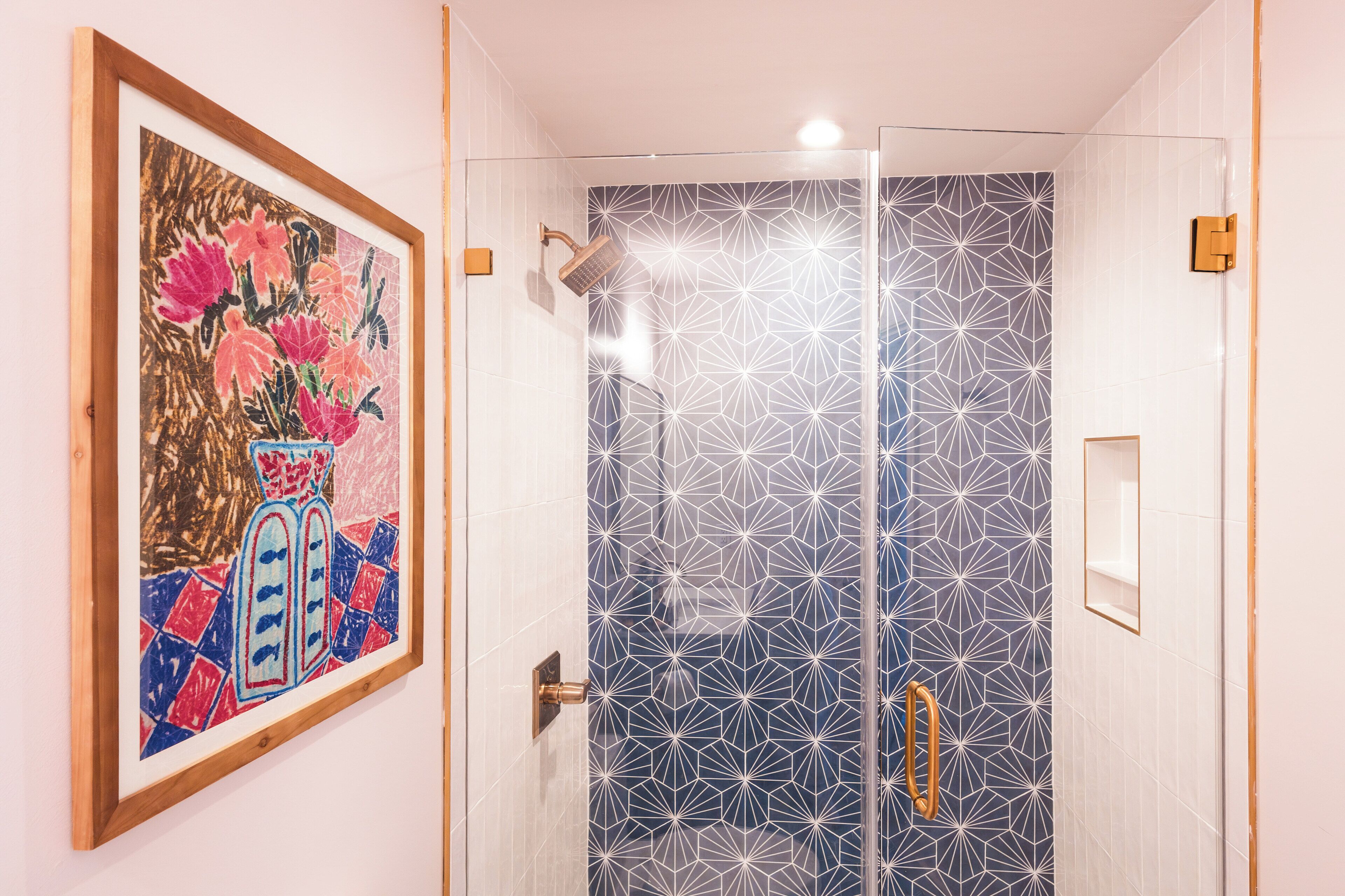 Shower, hair dryer