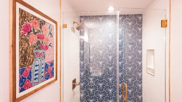 Shower, hair dryer