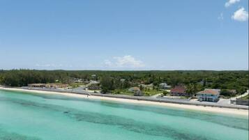 Uitzicht op strand/zee