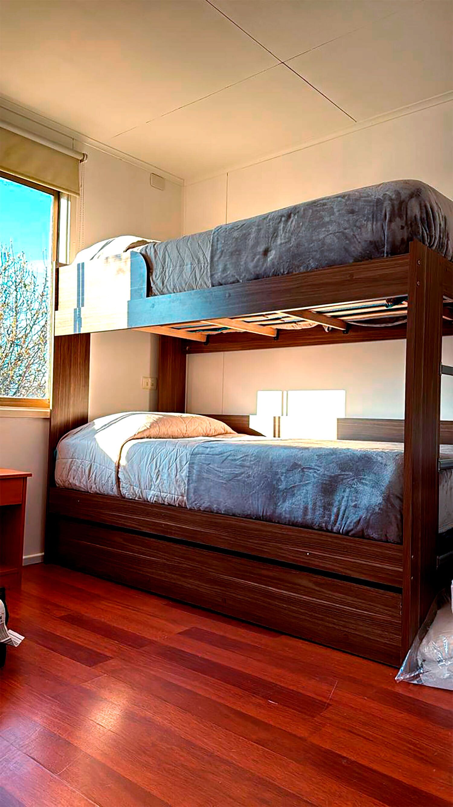 1 habitación y ropa de cama 