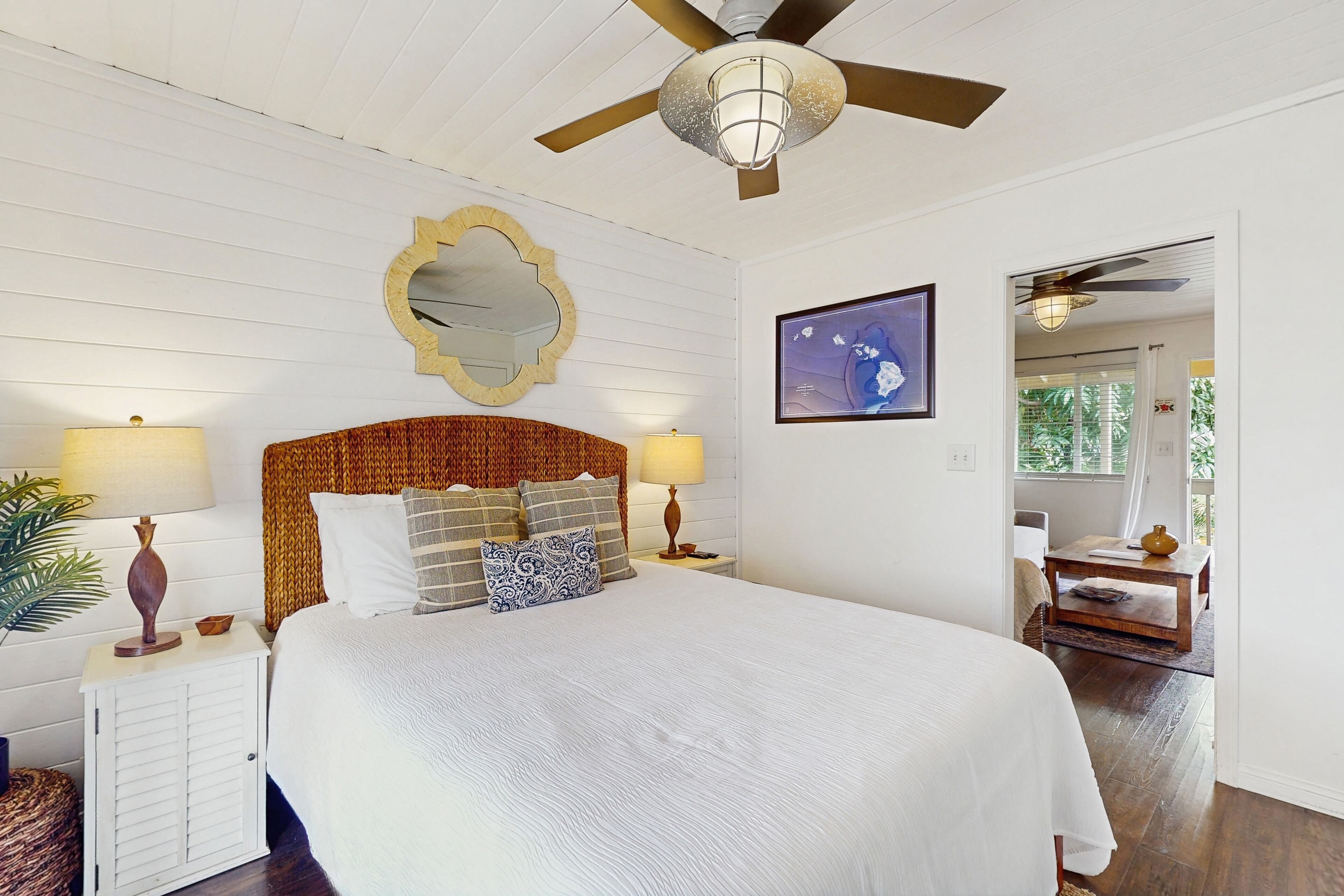 1 bedroom, iron/ironing board, internet, bed sheets