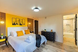 4 dormitorios, tabla de planchar con plancha, wifi y ropa de cama