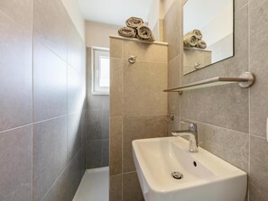 Shower, hair dryer