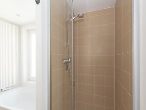 Shower, hair dryer