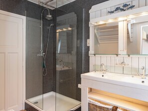 Shower, hair dryer