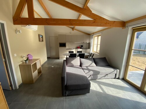 Family-friendly home on park near the sea