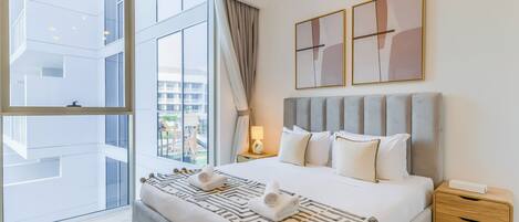 Deluxe-lejlighed - balkon - byudsigt | Gratis Wi-Fi